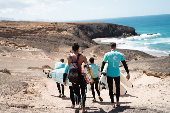 Surf course on the way to the beach