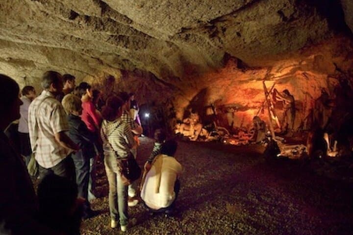 Caves prehistory of Esplugues with hotel pickup