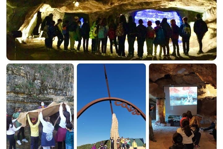 Caves prehistory of Esplugues with hotel pickup