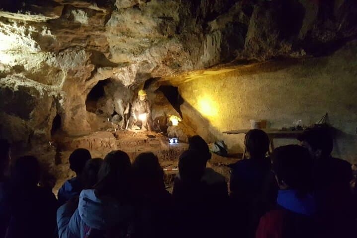 Caves prehistory of Esplugues with hotel pickup