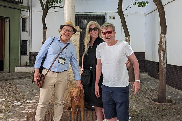 With a very special visitor