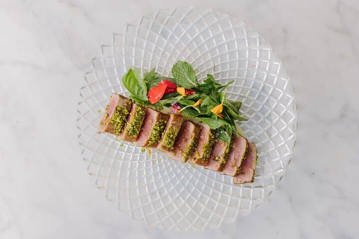 Seasonal farm to table plate.