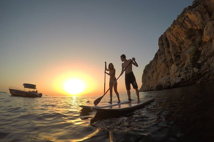 3 Hours by Boat with Paddle Surf Course, Snorkel and more