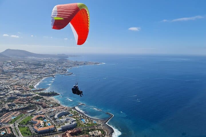 Tenerife Tandem Paragliding - free pickup service in Costa Adeje