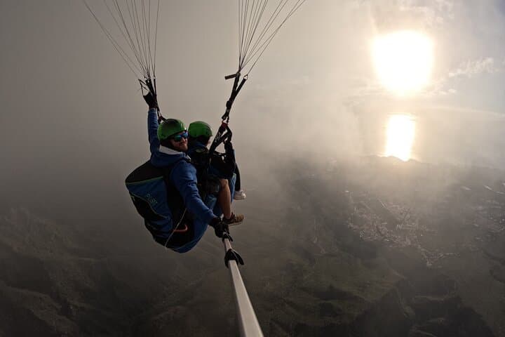 Tenerife Tandem Paragliding - free pickup service in Costa Adeje