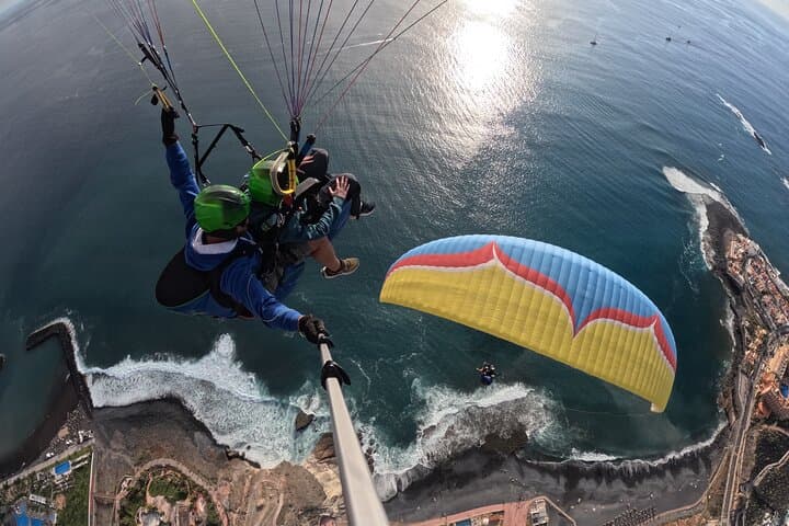 Tenerife Tandem Paragliding - free pickup service in Costa Adeje