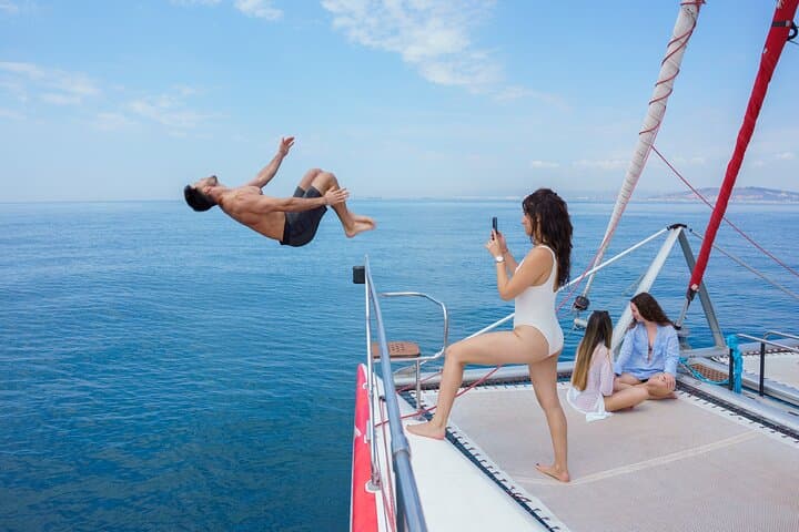 Barcelona Catamaran Cruise with Tapa & Drink Included