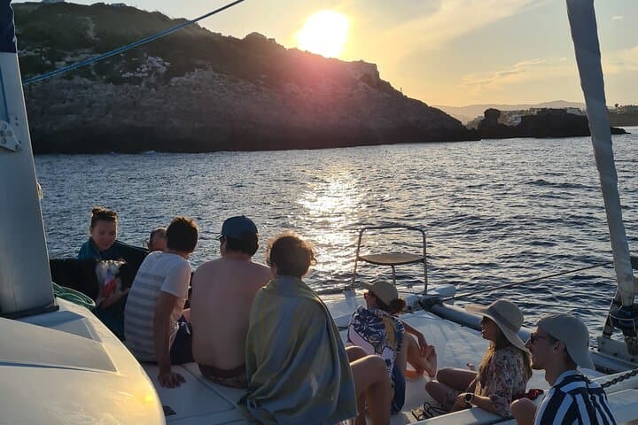 Golden Horizons: Private Sailboat Sunset Sail in Ibiza