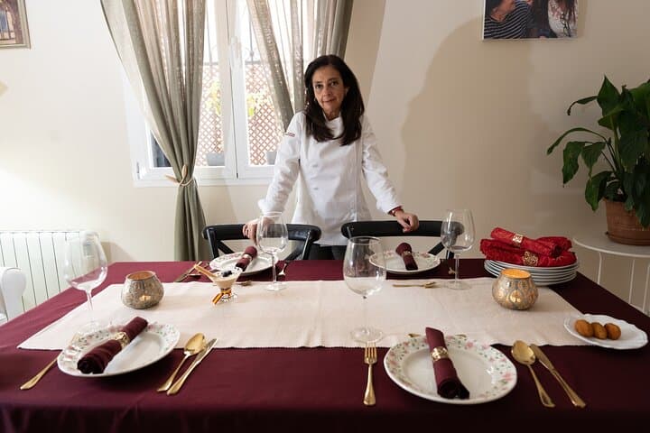 Vegetarian Dinner in Home Designed by Famous Architect in Sevilla