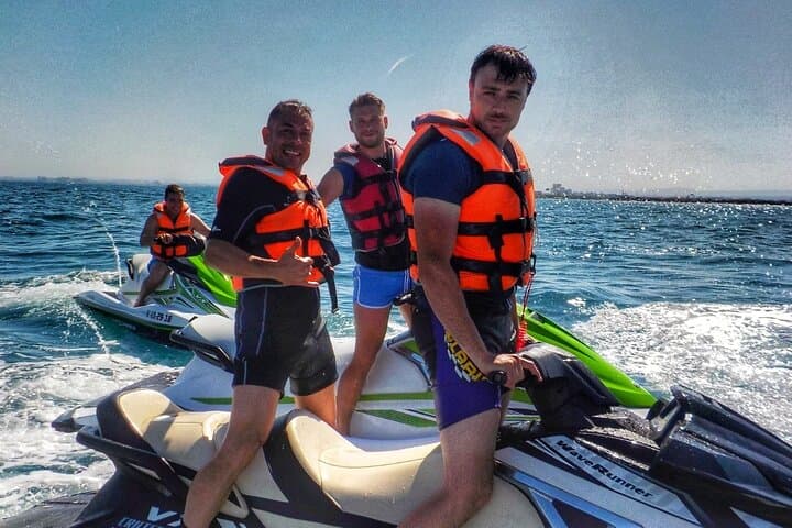 Valencia Jet ski rental and Beach Club entrance with pool
