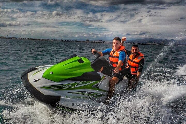 Valencia Jet ski rental and Beach Club entrance with pool