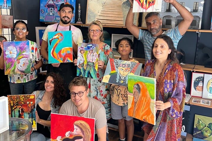 2-Hours Arts & Wine Workshop in Rusafa, Spain