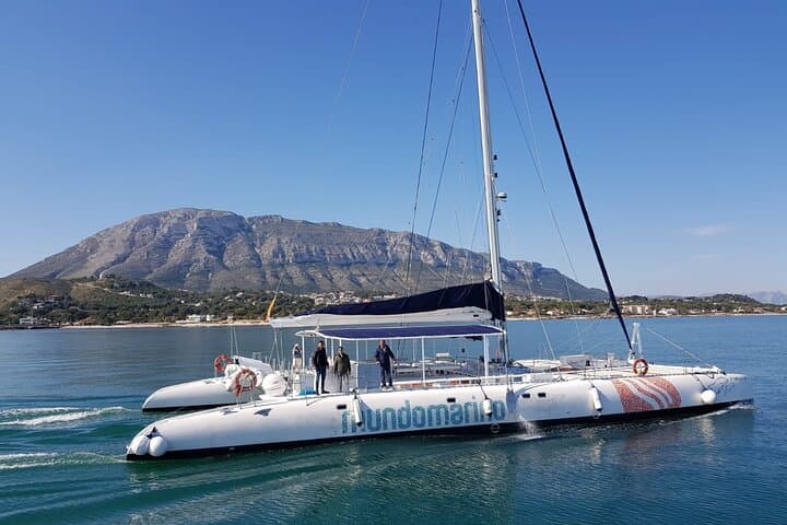 Sailing trip and swim in the bay of Dénia on a catamaran