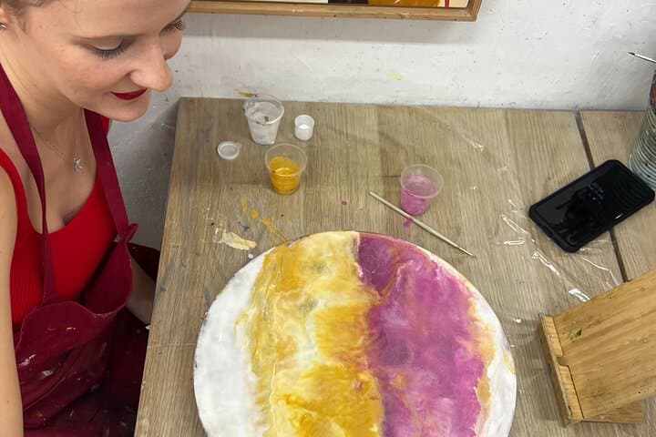 Resin Art Experience in Valencia Spain