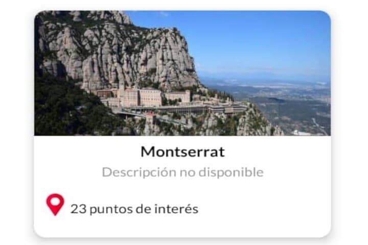 App Montserrat self-guided routes with audioguide