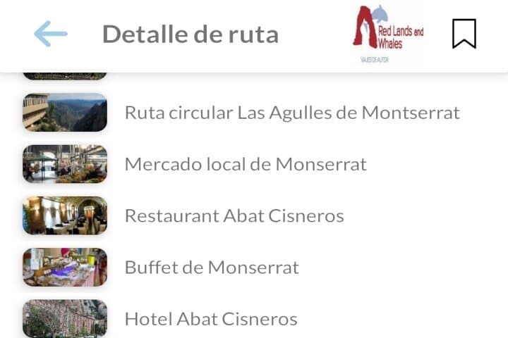 App Montserrat self-guided routes with audioguide