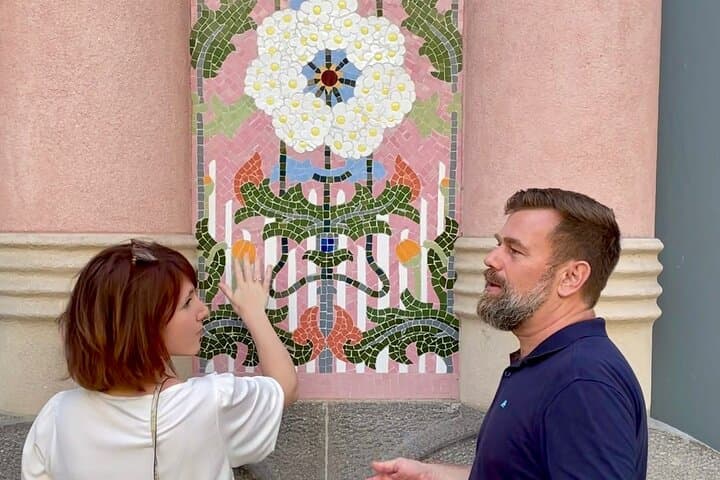 Mosaics were a typical decorative element in Modernism