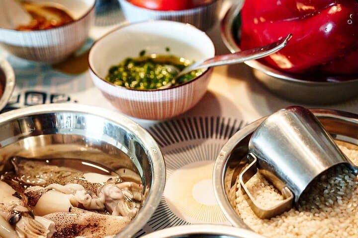 Paella ingredients