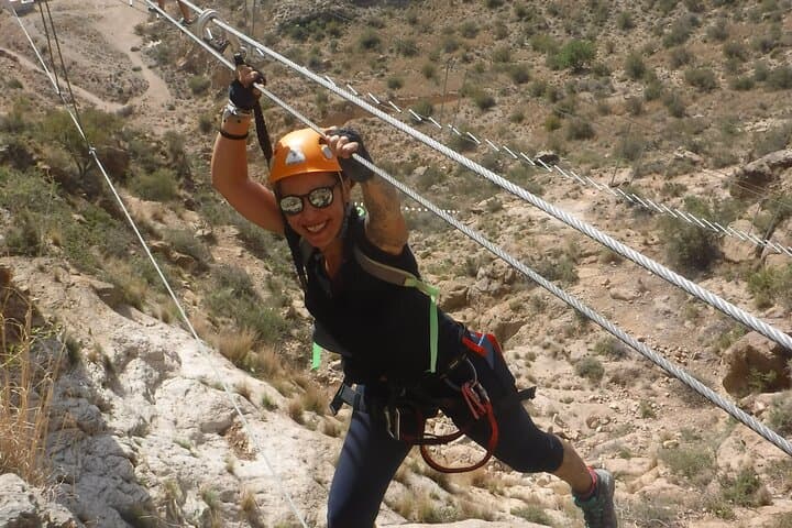 Via ferrata experience Callosa de Segura K3 medium and low level