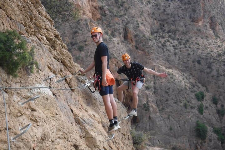 Via ferrata experience Callosa de Segura K3 medium and low level