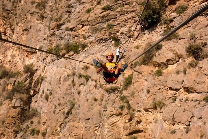 Via ferrata experience Callosa de Segura K3 medium and low level
