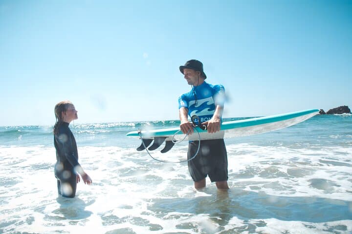 happy surfer kid