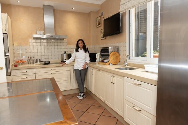 Vegetarian Dinner in Home Designed by Famous Architect in Sevilla