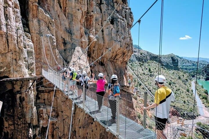 From Granada: Caminito del Rey Tour with Private transportation