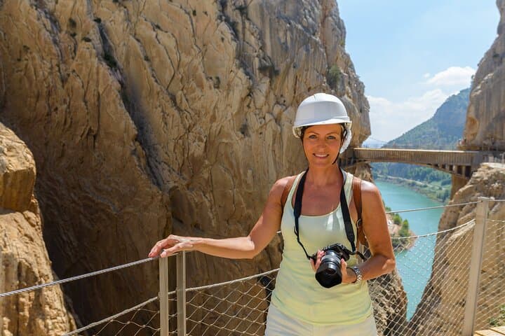 From Granada: Caminito del Rey Tour with Private transportation