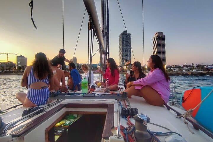 Sail through Barcelona and enjoy its Skyline under sail