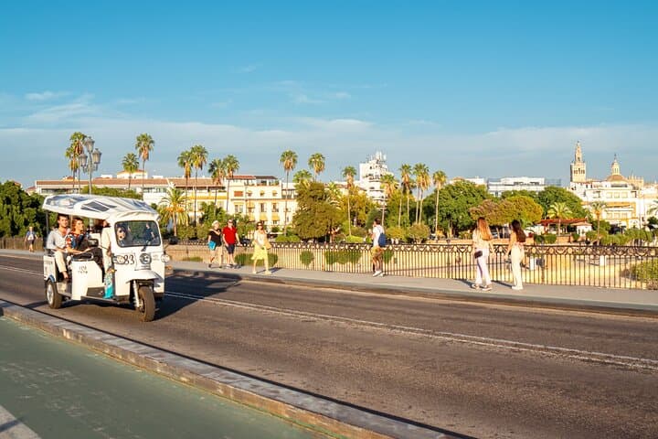 Tour Welcome to Seville in Eco Tuk Tuk Private with Local Guide
