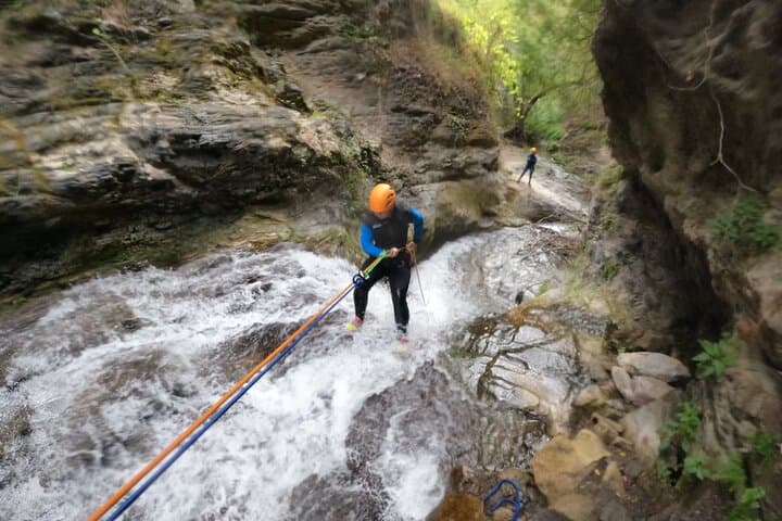 From Marbella: Guided Canyoning Tour in Sima del Diablo