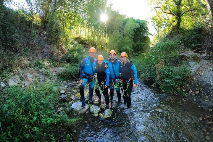 From Marbella: Guided Canyoning Tour in Sima del Diablo
