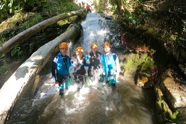 From Marbella: Guided Canyoning Tour in Sima del Diablo