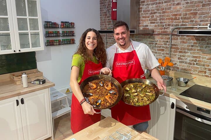 Paella and Burnt Basque Cheesecake Cooking Class (in Bilbao)