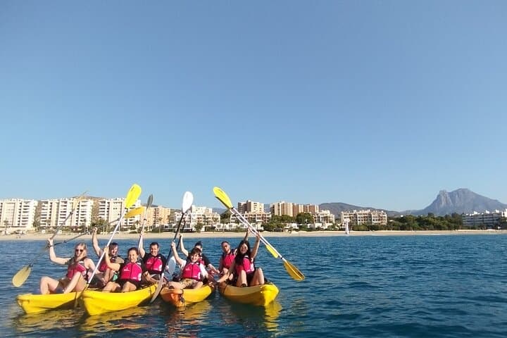 Kayak Route Through Villajoyosa Coves from Alicante