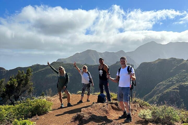 On the trail above the clouds