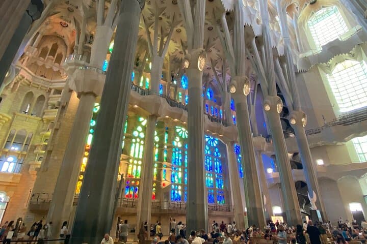 Interior of Sagrada Familia