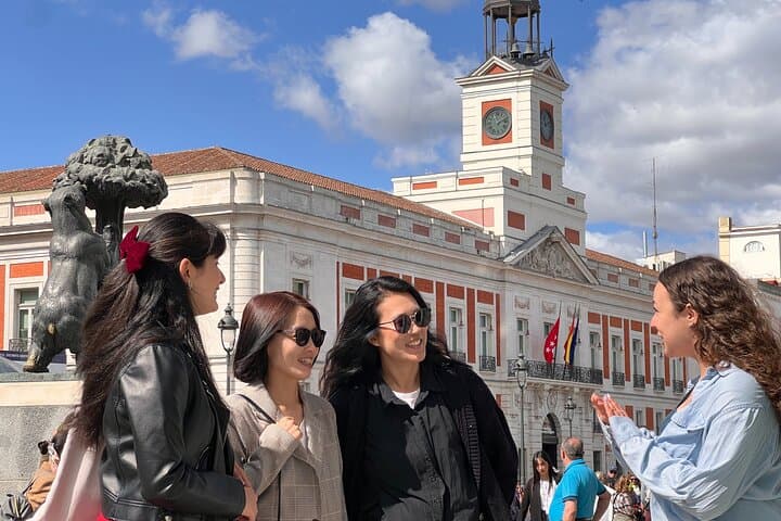Visitors at the Puerta del Sol
