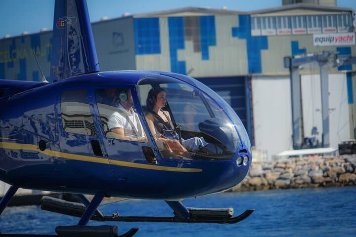 Unique Helicopter Flight with Optional Sailing Experience