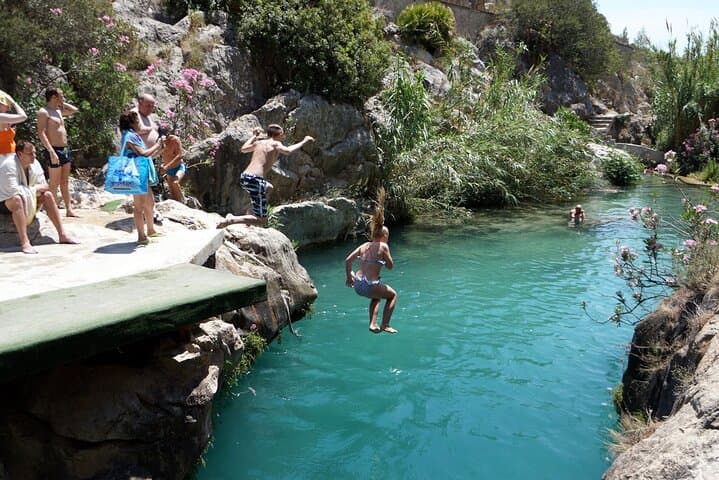 From Albir & Benidorm: Algar Waterfalls day trip
