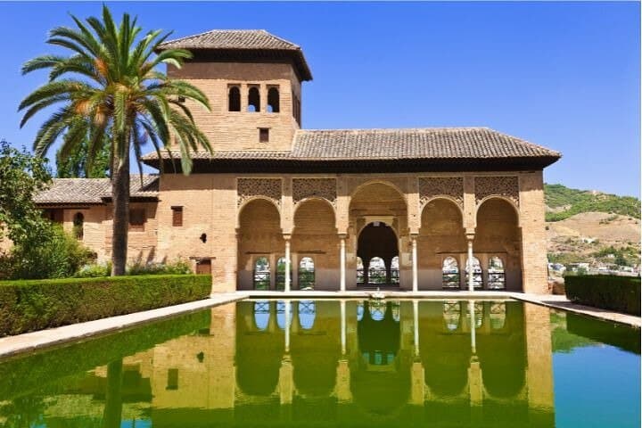 Partal Palace in the Alhambra in Granada