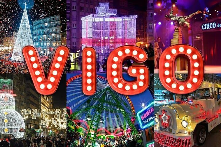 Day Tour to the Vigo Christmas Lights from Santiago de Compostela
