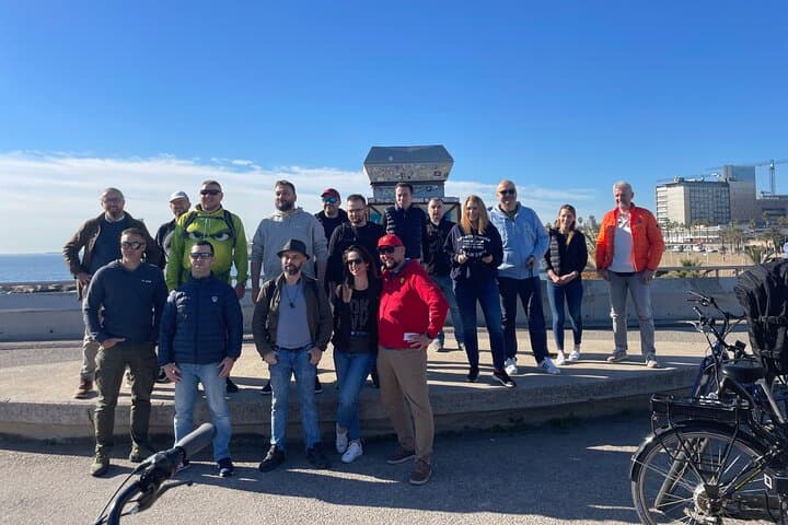 Picture during the tour at the beach