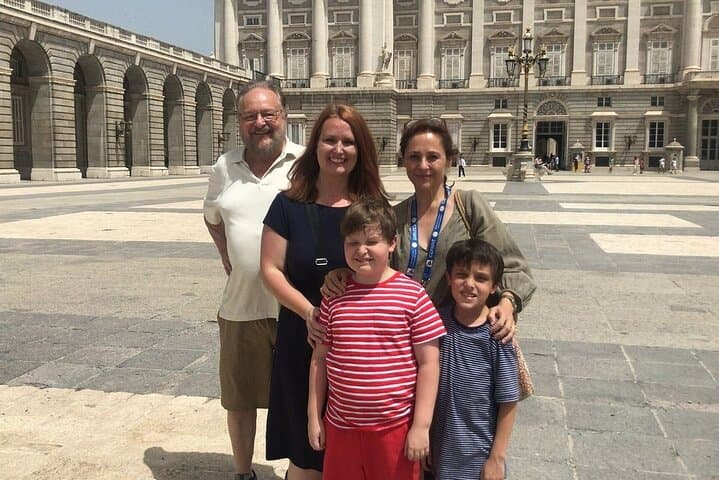 In front of the Royal palace