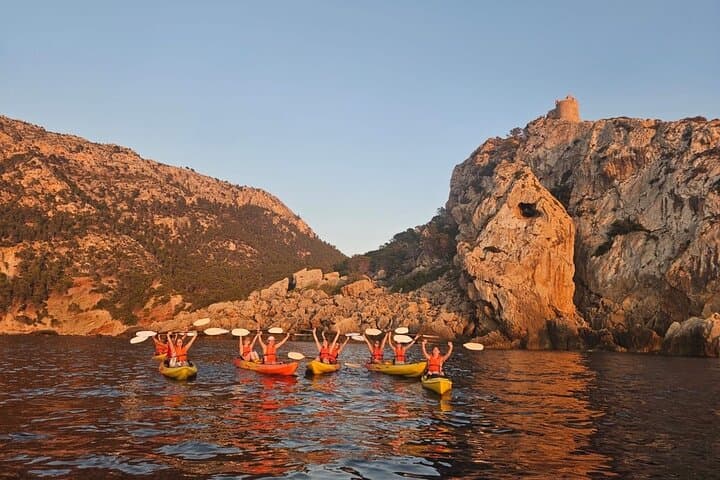 Guided Kayak Sunset Tour in Sant Elm with Picnic