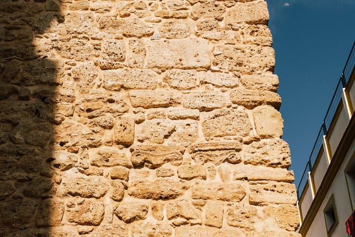 Remains of the city's medieval walls