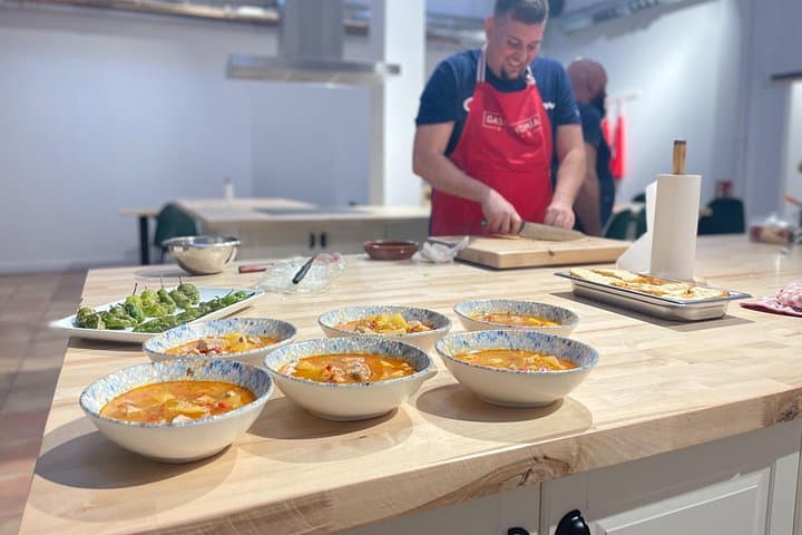 Small-group Immersive Basque Cooking Class in Bilbao with Open Bar