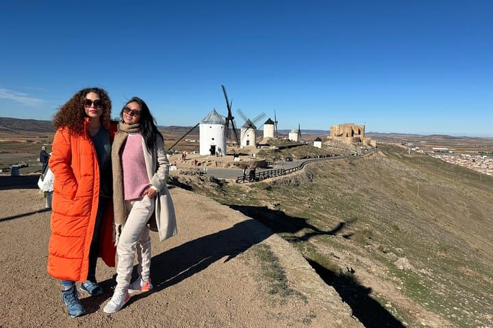 Tour of the Mills of Quixote de la Mancha and Toledo