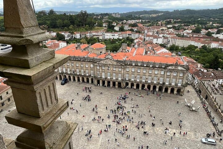 Visit to the Cathedral of Santiago with Roofs and Tower